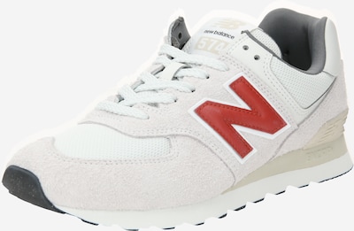 new balance Sneaker '574' in hellgrau / rot / weiß, Produktansicht