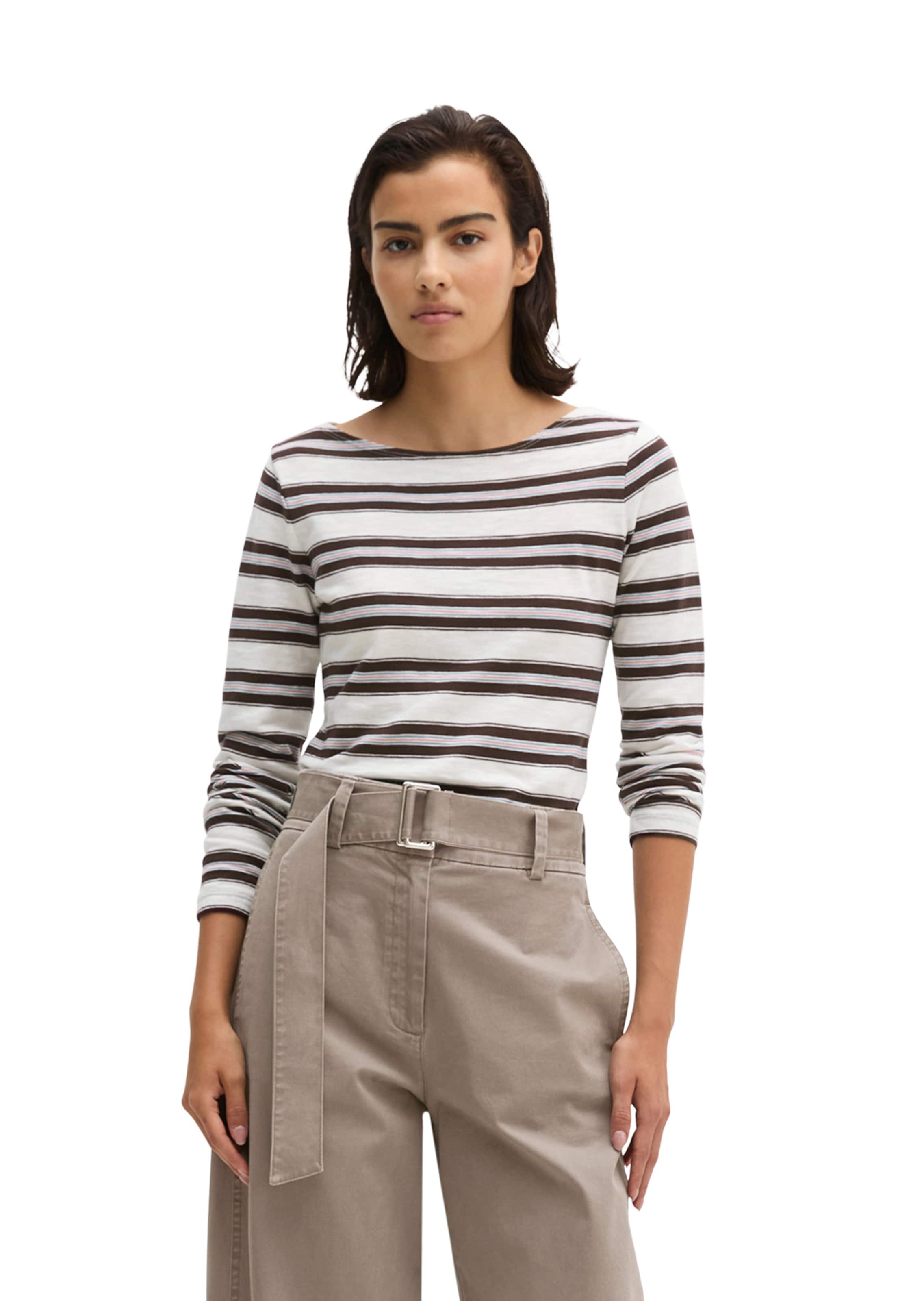 Marc O'Polo Shirt in Beige: front