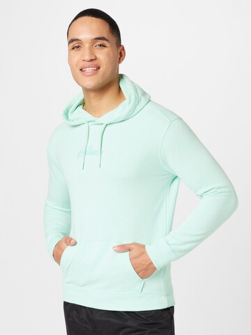 HOLLISTER Sweatshirt 'DOPAMINE' i grön: framsida