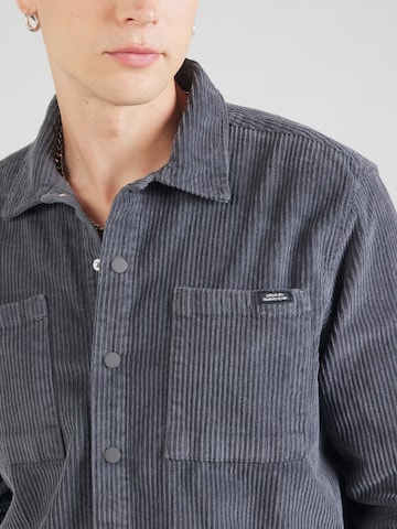 BLEND Regular fit Button Up Shirt 'BHFABER' in Grey