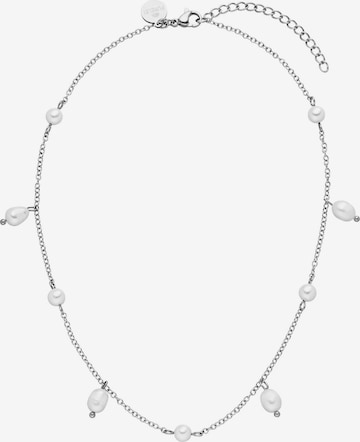 PURELEI Necklace 'Pearl Drop' in Silver: front
