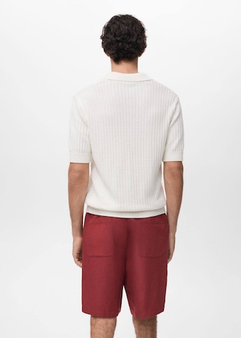 MANGO MAN Sweater 'Hondarra' in White