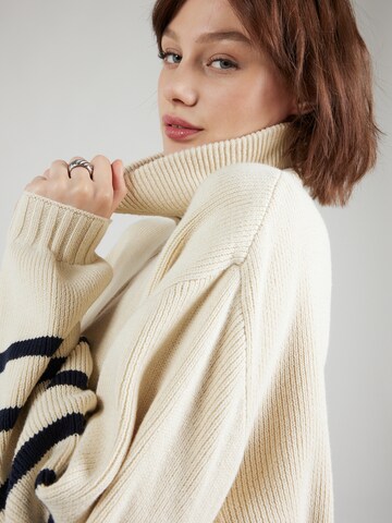 HOLLISTER Sweter w kolorze biały