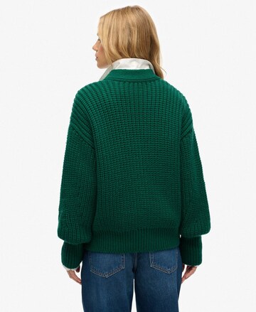 Cardigan Superdry en vert