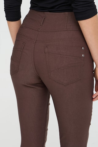 Fransa - Skinny Pantalón ' Zalin ' en marrón