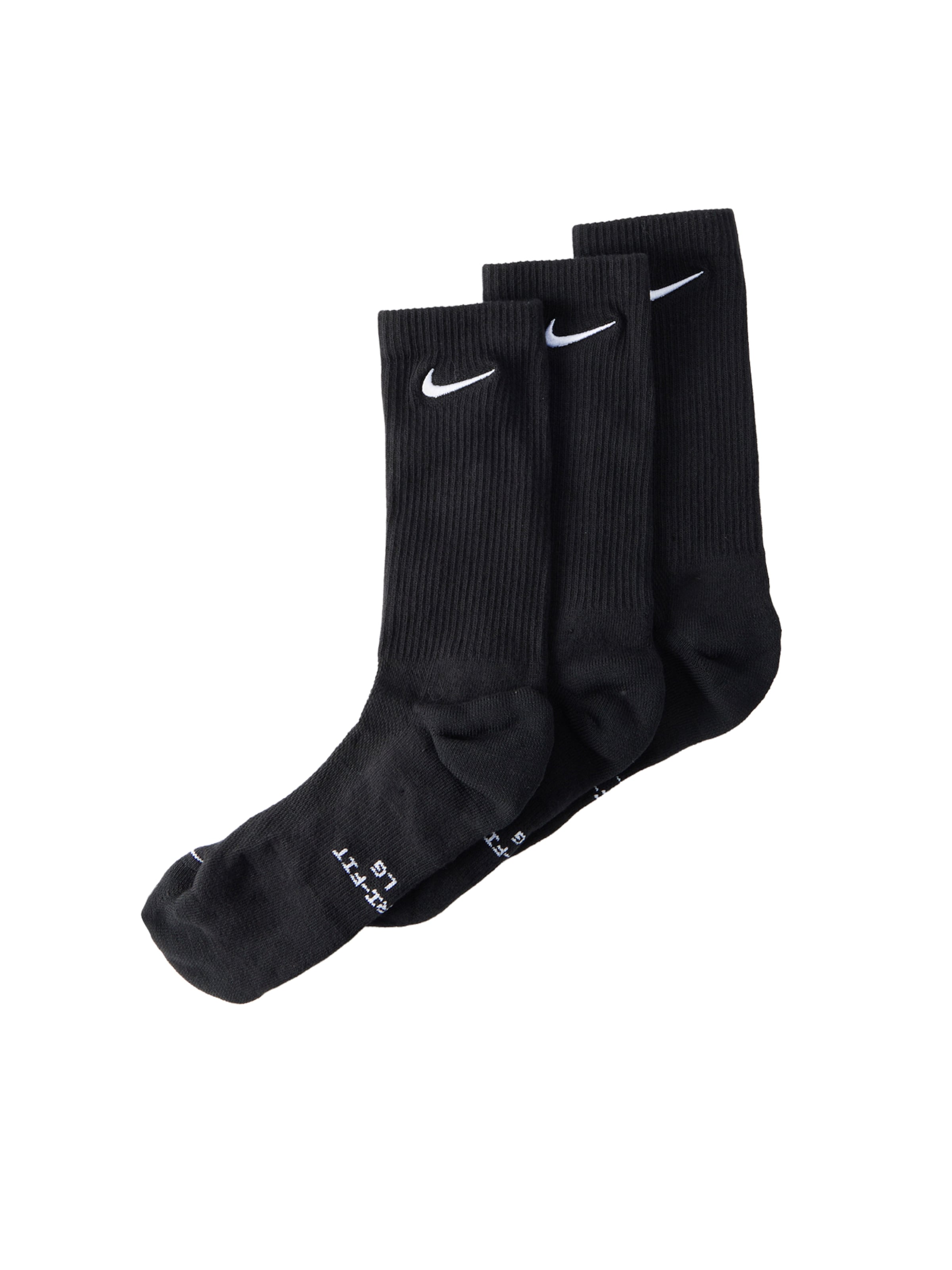 Șosete 'Everyday' de la Nike Sportswear pe negru: față