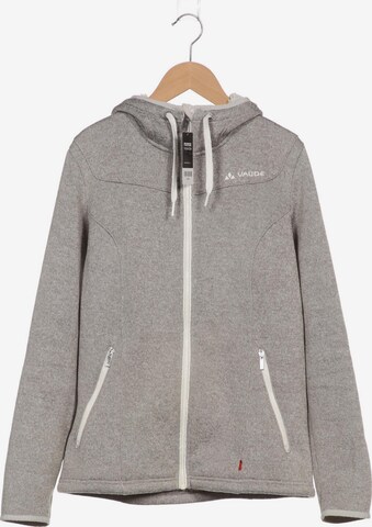 VAUDE Sweatshirt & Zip-Up Hoodie in L in Grey: front