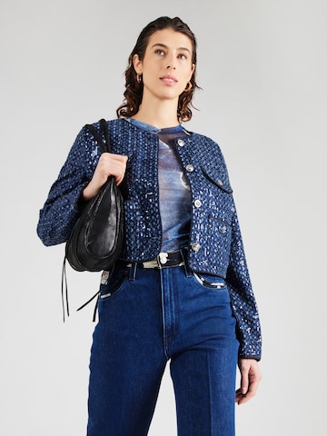Veste mi-saison 'ELISA' GUESS en bleu : devant