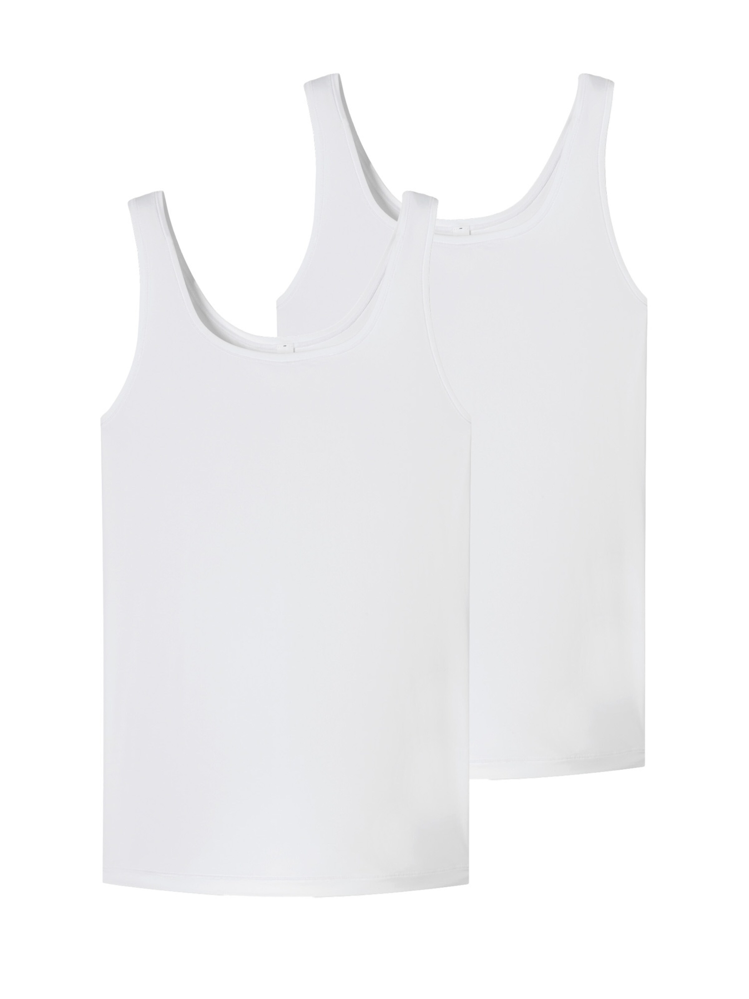 SCHIESSER Onderhemd ' Trägertop - Unique Micro ' in Wit: voorkant