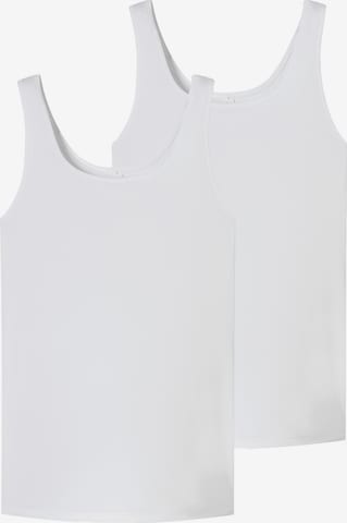 SCHIESSER Undershirt ' Trägertop - Unique Micro ' in White: front