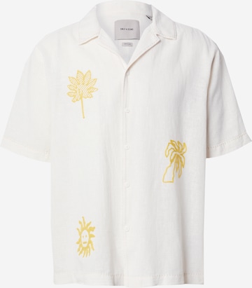 balta Only & Sons Standartinis modelis Marškiniai 'ONSCaidenly': priekis