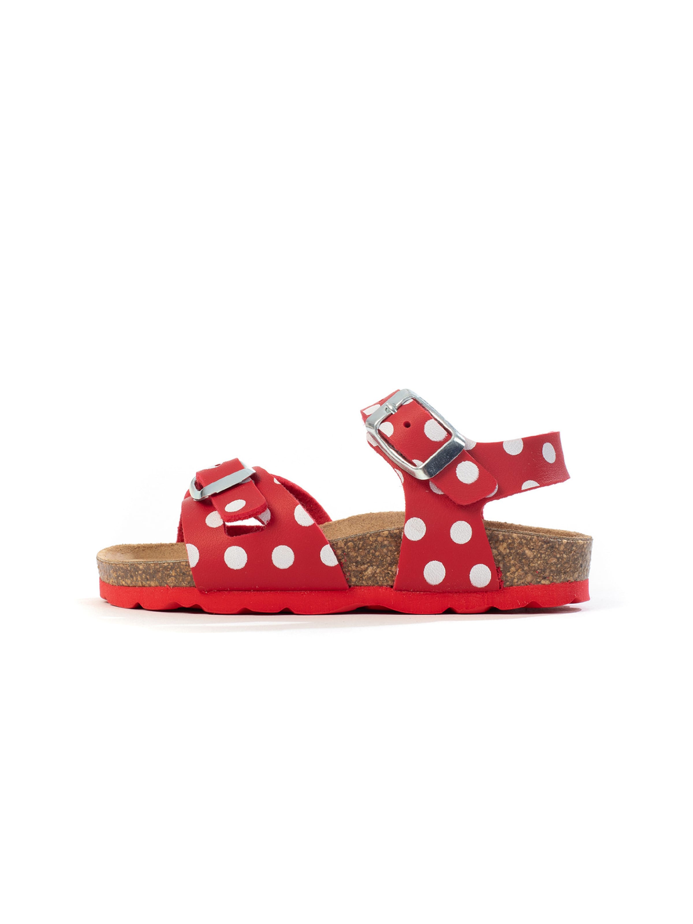 Bayton Sandal 'Pegase' in Red: front