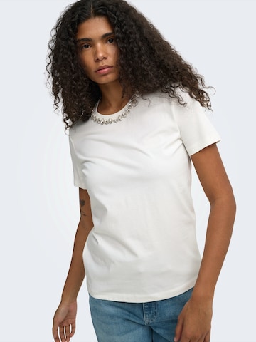 ONLY - Camiseta 'ONLJOLLY' en blanco