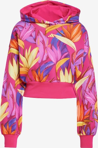 ADIDAS SPORTSWEAR Sportsweatshirt 'Adidas x Farm Rio' in Pink: Vorderseite