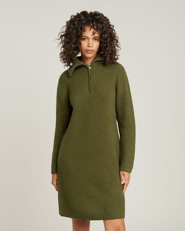 G-STAR Knit dress in Green: front