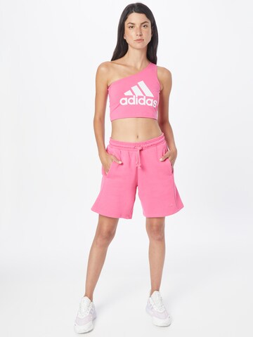 ADIDAS SPORTSWEAR Loosefit Sportbroek 'All Szn Fleece' in Roze