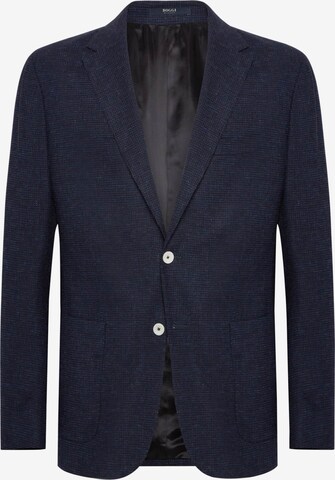 Coupe regular Veste de costume Boggi Milano en bleu : devant