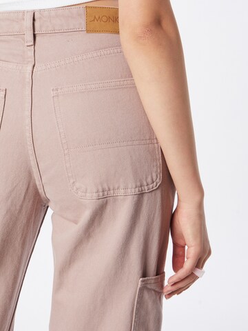 Regular Jeans cargo Monki en violet