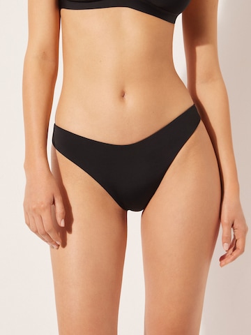 CALZEDONIA Bikini Bottoms in Black: front