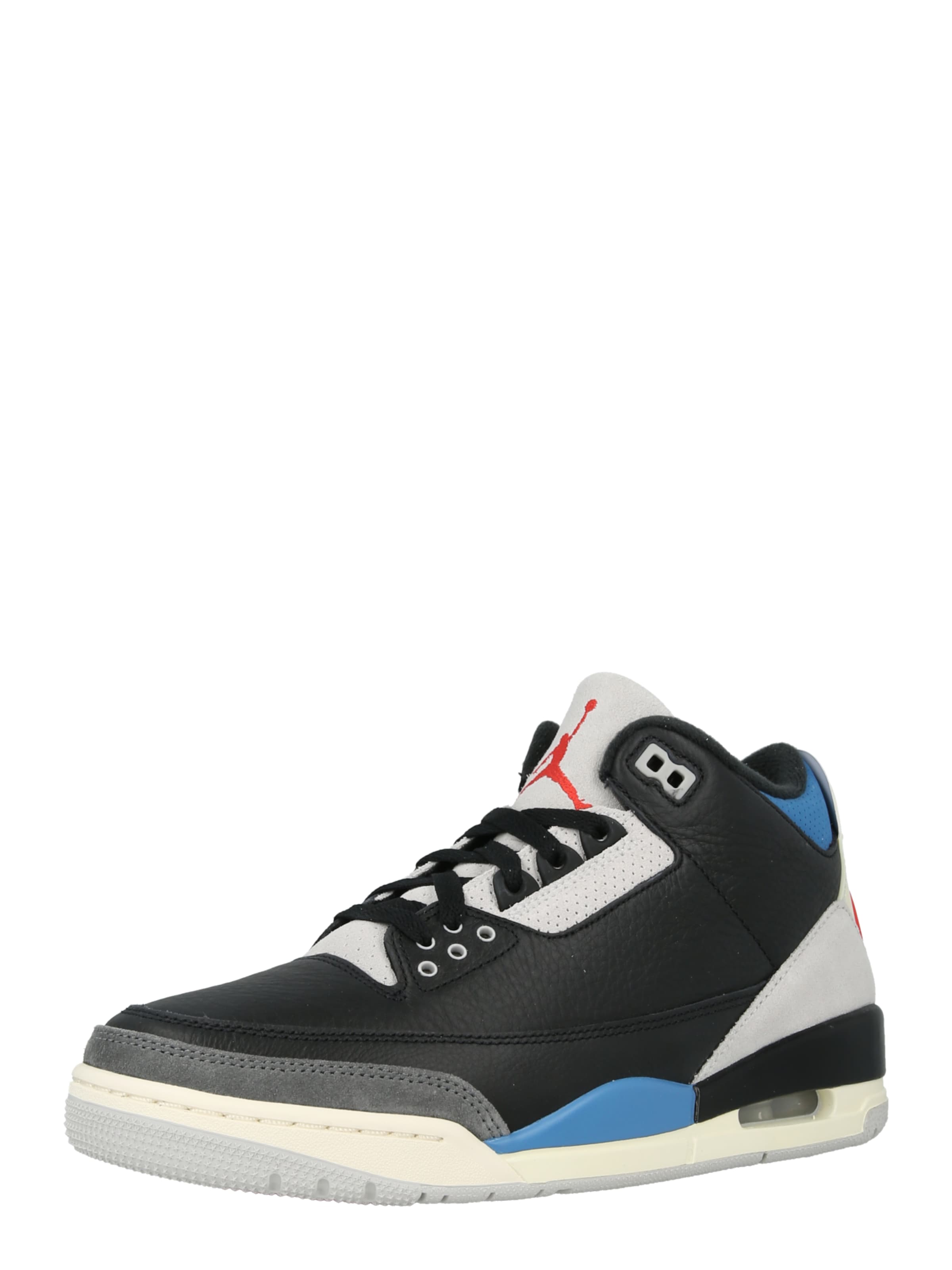 Sneaker alta 'AIR 3 RETRO' di Jordan in nero: frontale