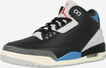 juoda Jordan Sportbačiai su auliuku 'AIR 3 RETRO': priekis