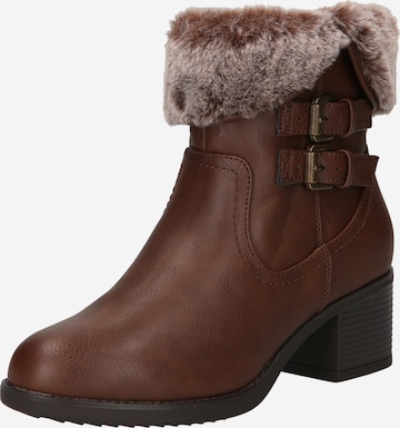 Bottines 'Marthie' Dorothy Perkins en marron : devant