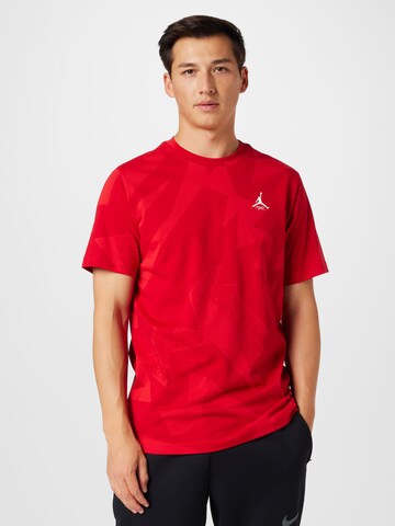 Jordan Shirt in Rood: voorkant