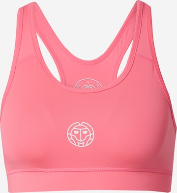 BIDI BADU Bustier Sport bh in Roze: voorkant