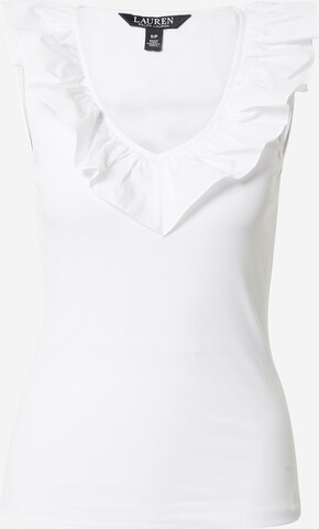 Lauren Ralph Lauren Top 'DRANYKA' in White: front