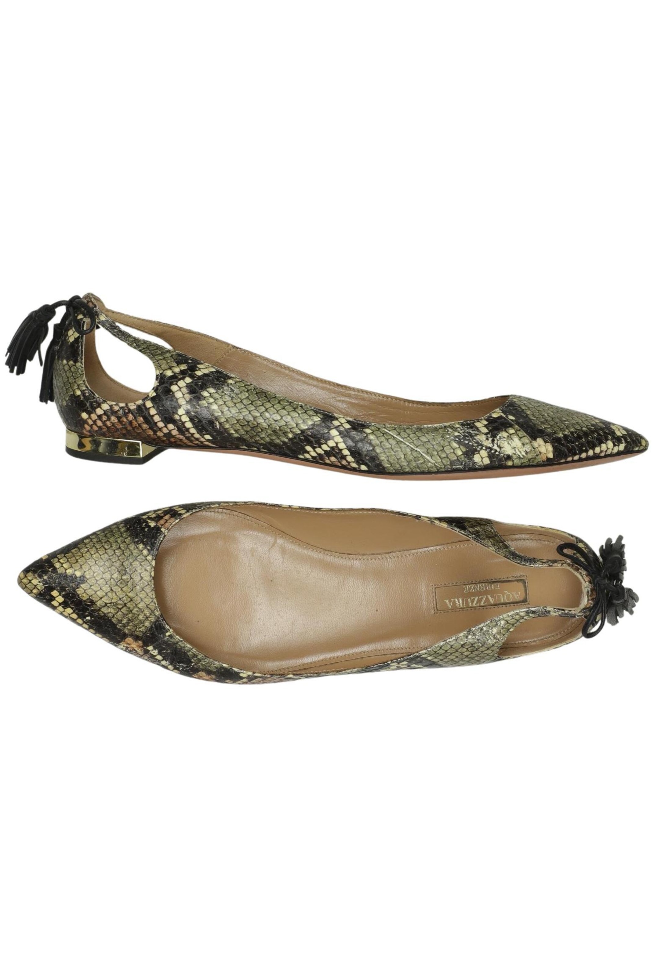 Aquazzura Flats & Loafers in 39 in Green, Item view