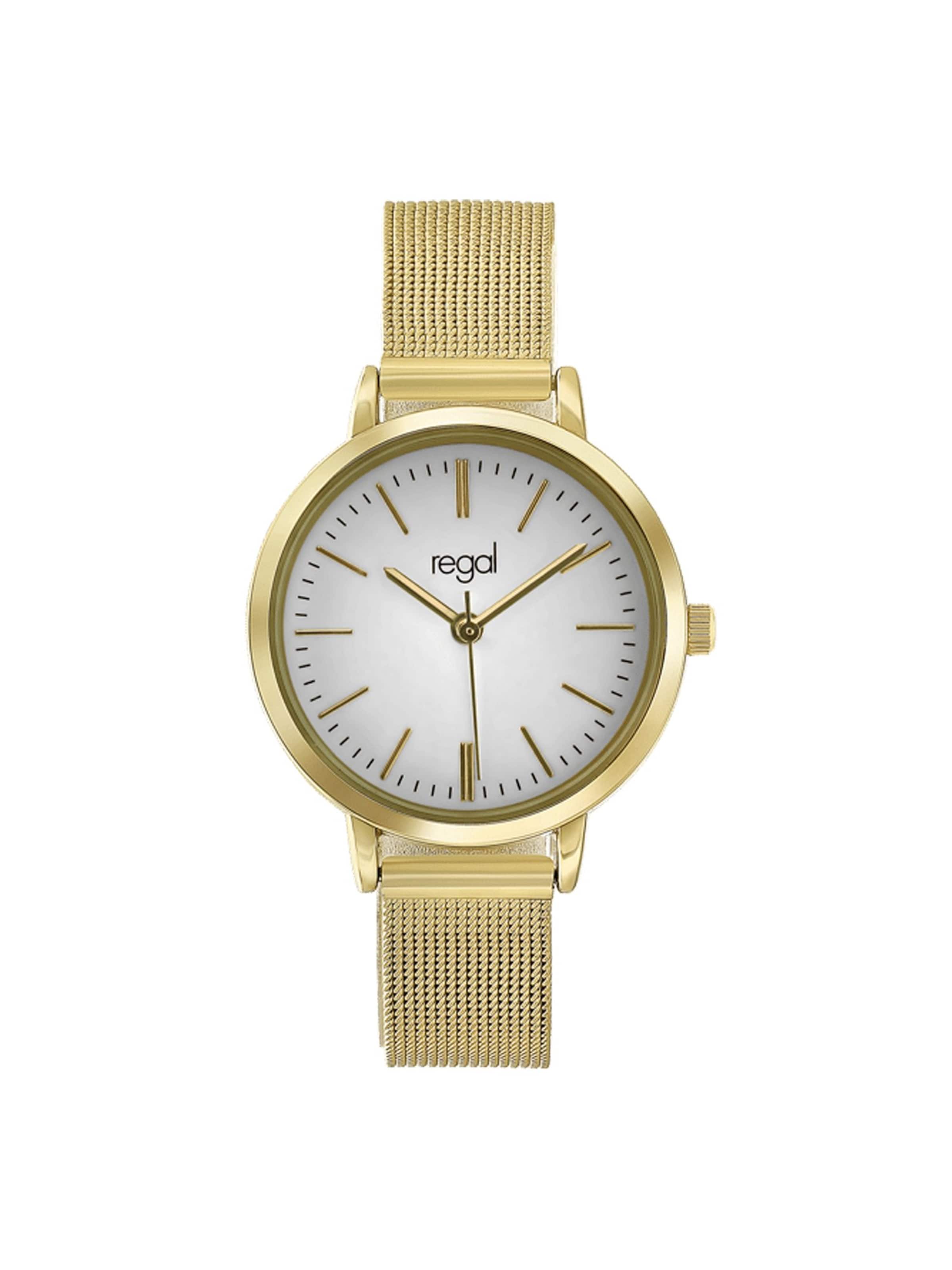 Lucardi Analoog horloge in Goud: voorkant