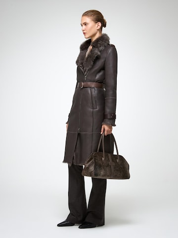 V S P Vinterfrakke 'Lyza' i brun