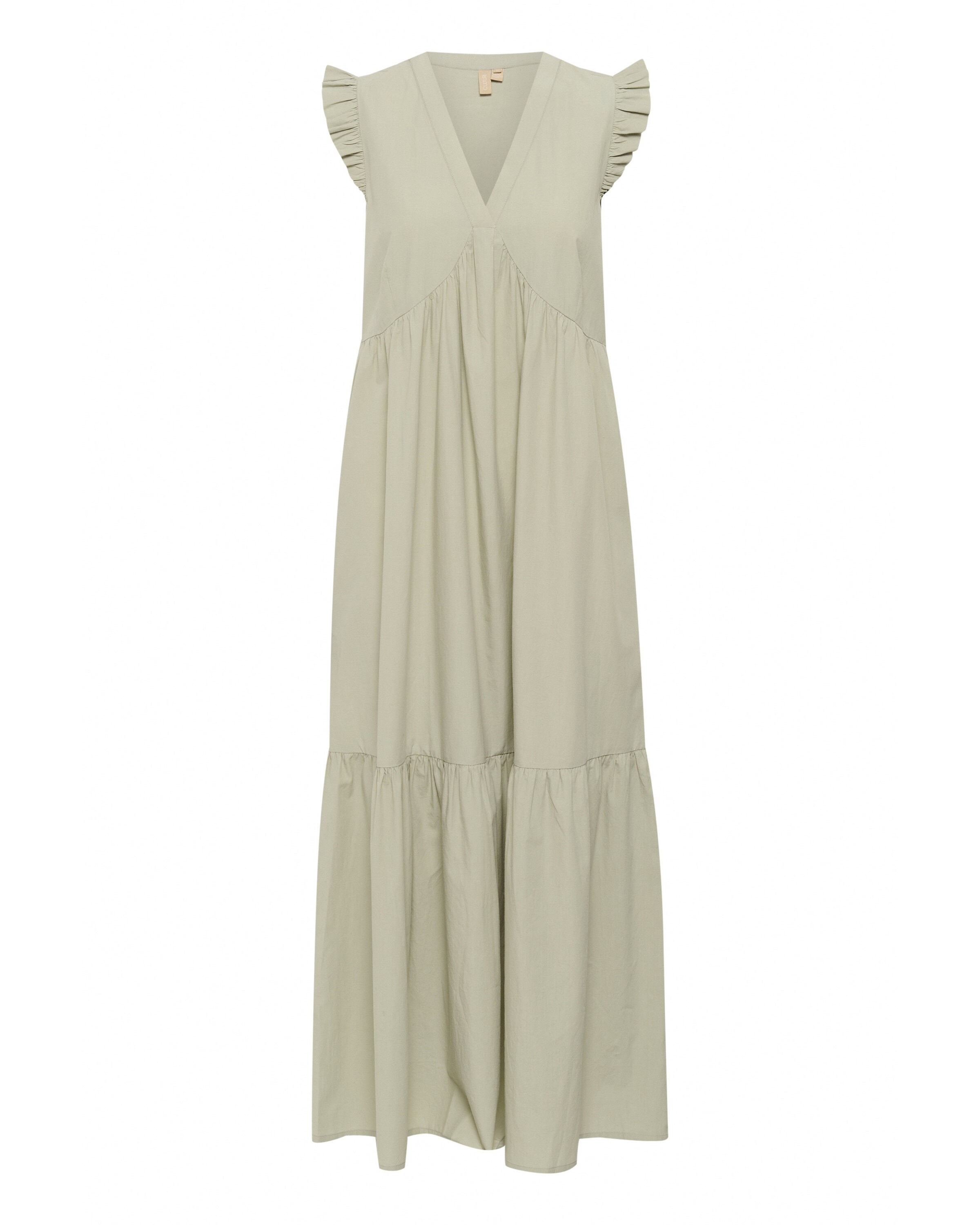 CULTURE Zomerjurk 'Olena' in Groen: voorkant