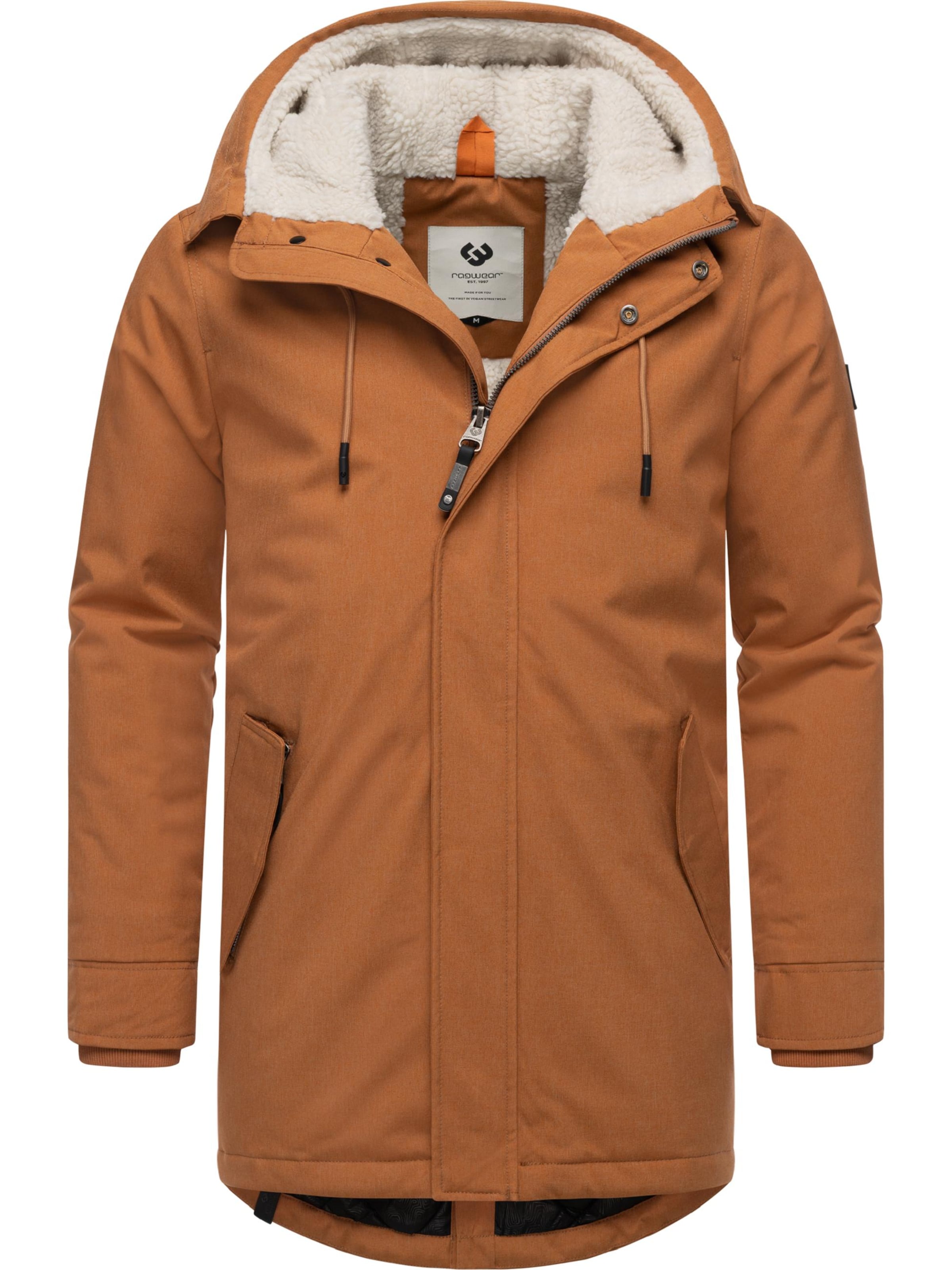 Manteau d’hiver Ragwear en marron : devant