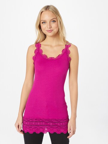 rosemunde Top in Roze: voorkant