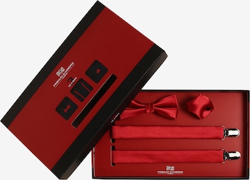 Finshley & Harding London Accessoire-Set in Rot: predná strana