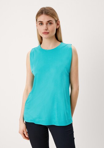 s.Oliver BLACK LABEL Blouse in Blauw: voorkant