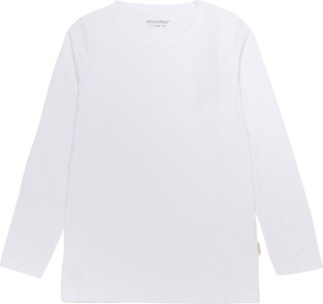 MINYMO Langarmshirt 'Basic' 2er Pack in Weiß