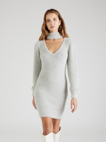 GUESS Knitted dress 'SADIE' in Grey: front
