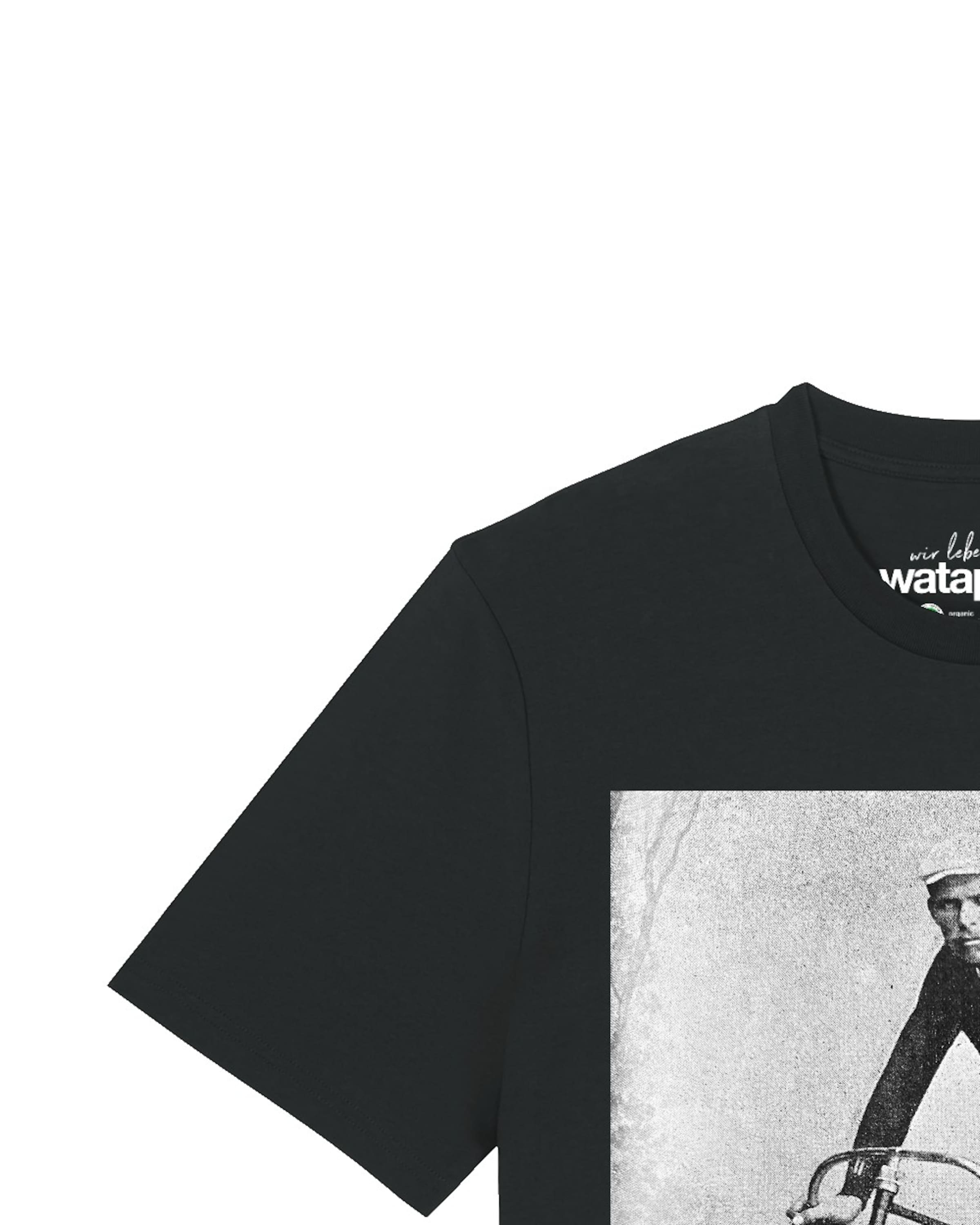T-Shirt 'No Gears No Limits' Watapparel en noir
