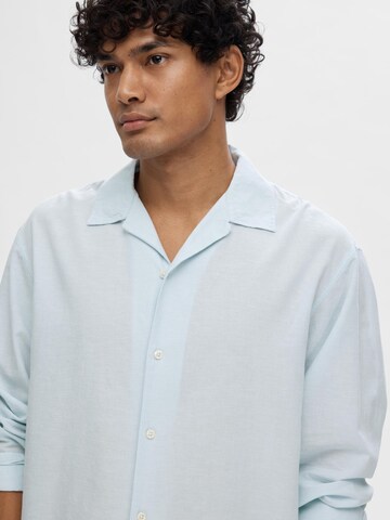 Coupe regular Chemise SELECTED HOMME en bleu