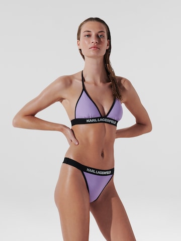 Karl Lagerfeld Bikini nadrágok - lila