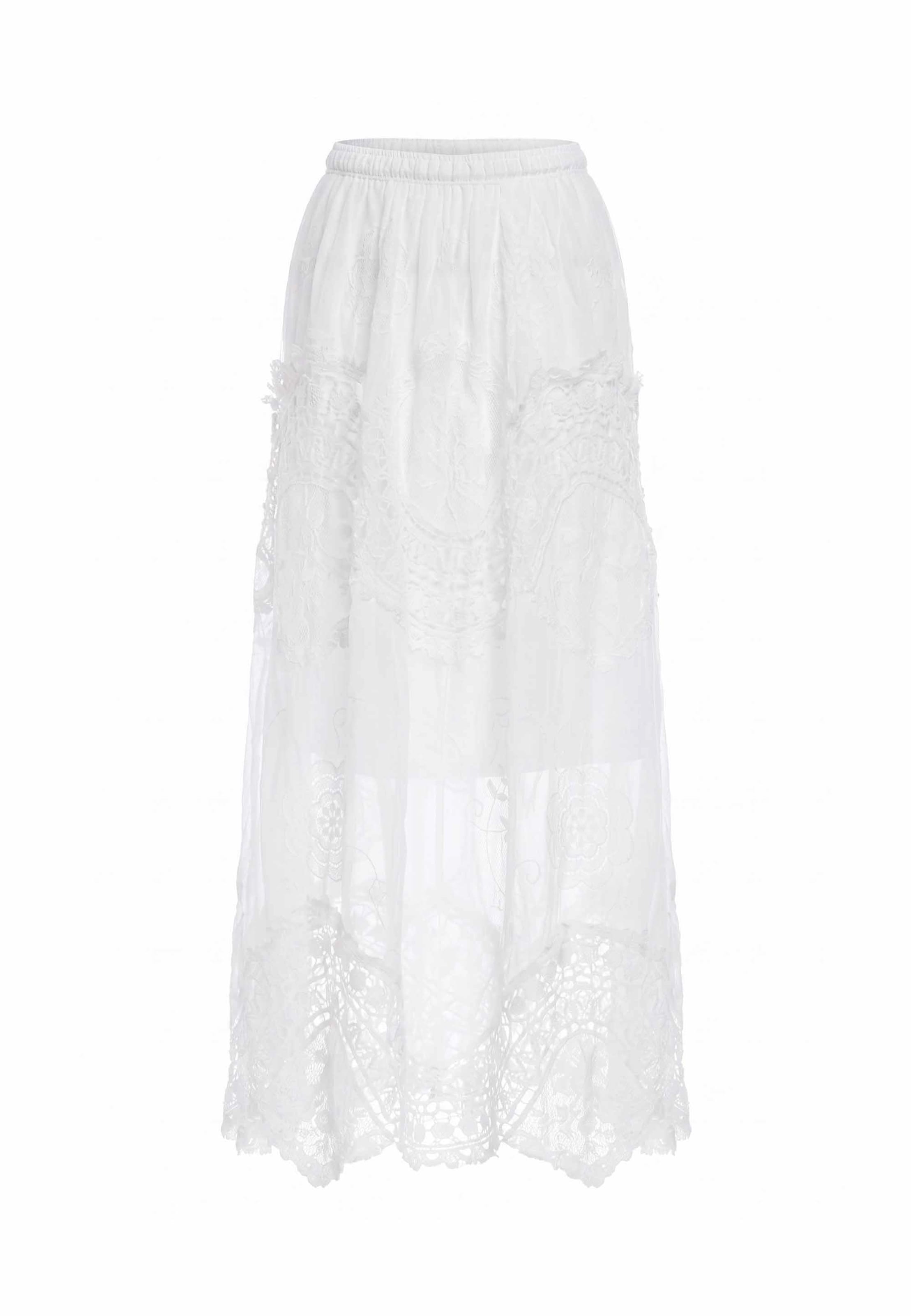 IZIA - Falda en blanco: frente