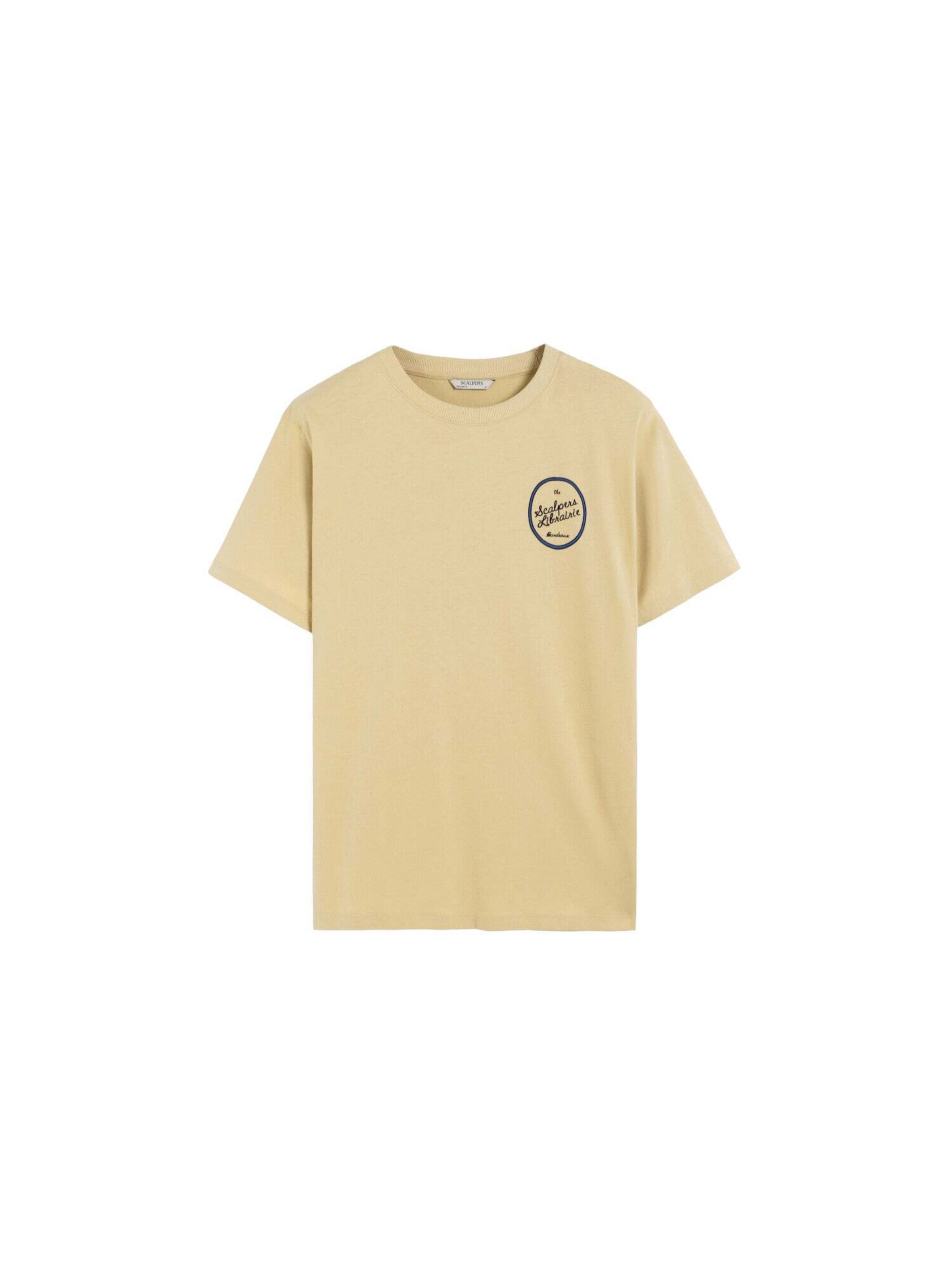 Scalpers Λειτουργικό μπλουζάκι ' ' σε κίτρινο: μπροστά