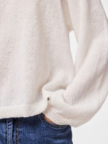 Pull-over 'PCIda' PIECES en blanc