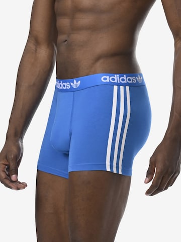 ADIDAS ORIGINALS Boxershorts ' Comfort Flex Cotton 3 Stripes ' in Blauw: voorkant