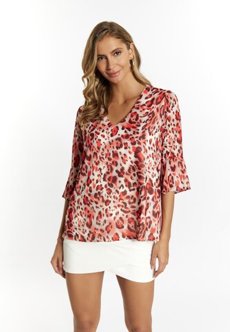 faina Blouse in Rood: voorkant