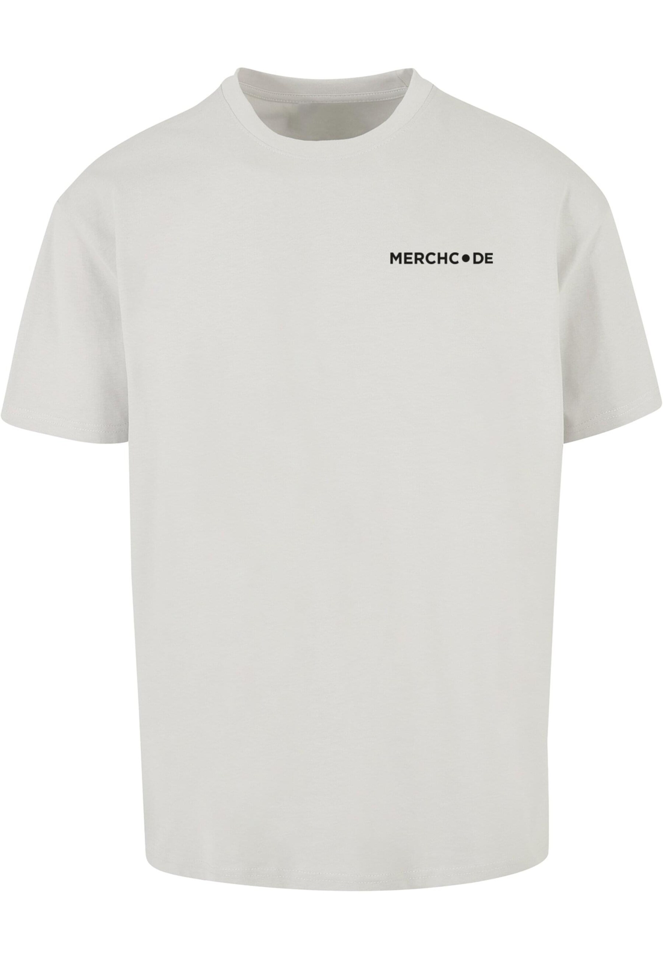 Merchcode Тениска 'Break The Rules' в сиво: отпред