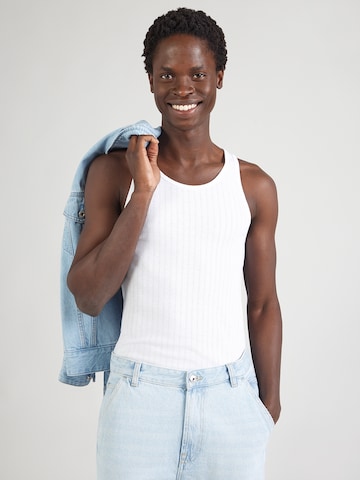JACK & JONES T-shirt 'JWHACAPULCO' i vit: framsida