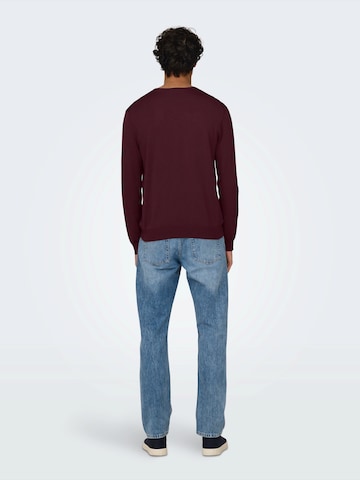 Only & Sons Svetr 'ONSWYLER' – červená
